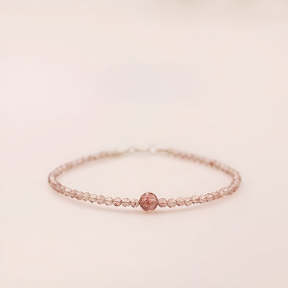 Pink Whisper Charm Bracelet