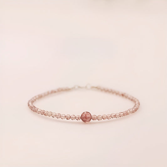 Pink Whisper Charm Bracelet