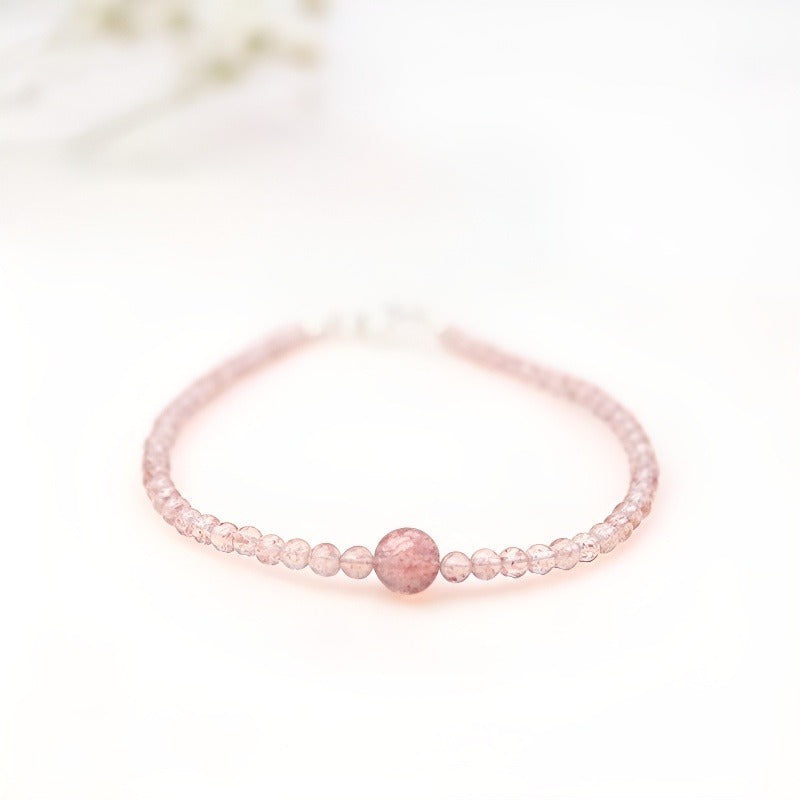 Pink Whisper Charm Bracelet