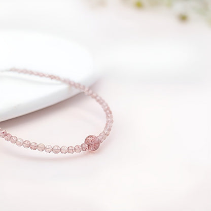 Pink Whisper Charm Bracelet