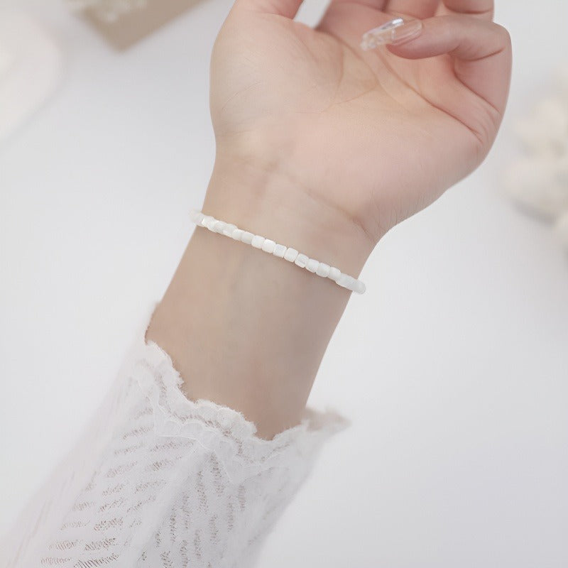 Pearl White Uplift Bracelet