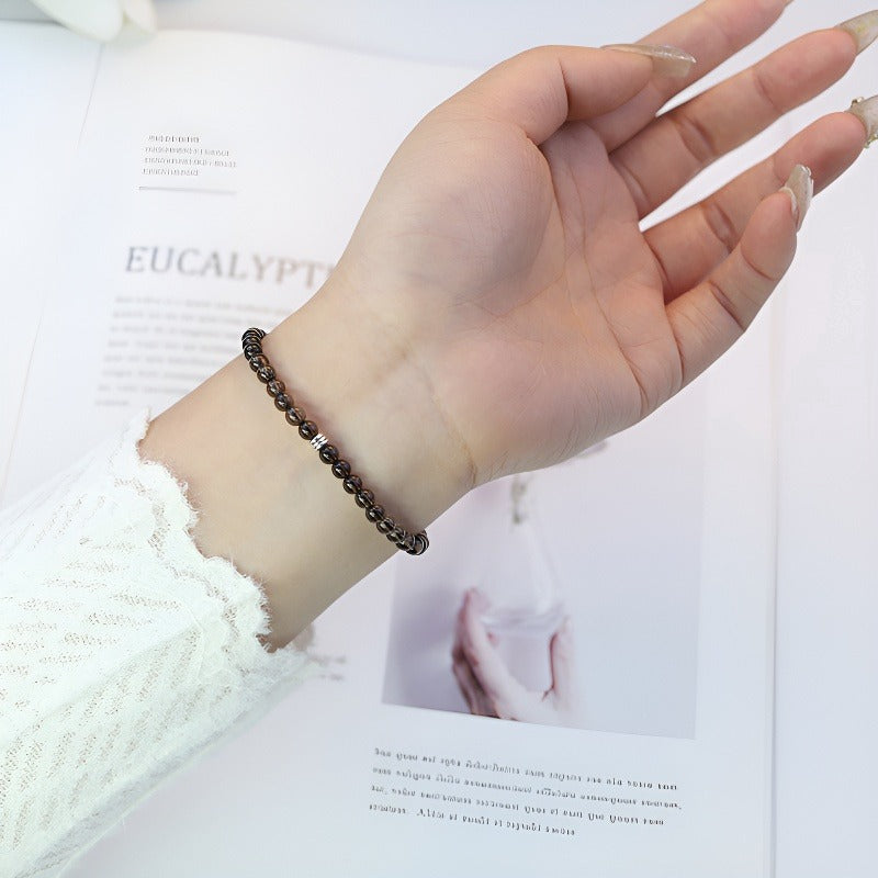 Shadow Quartz Prosperity Bracelet