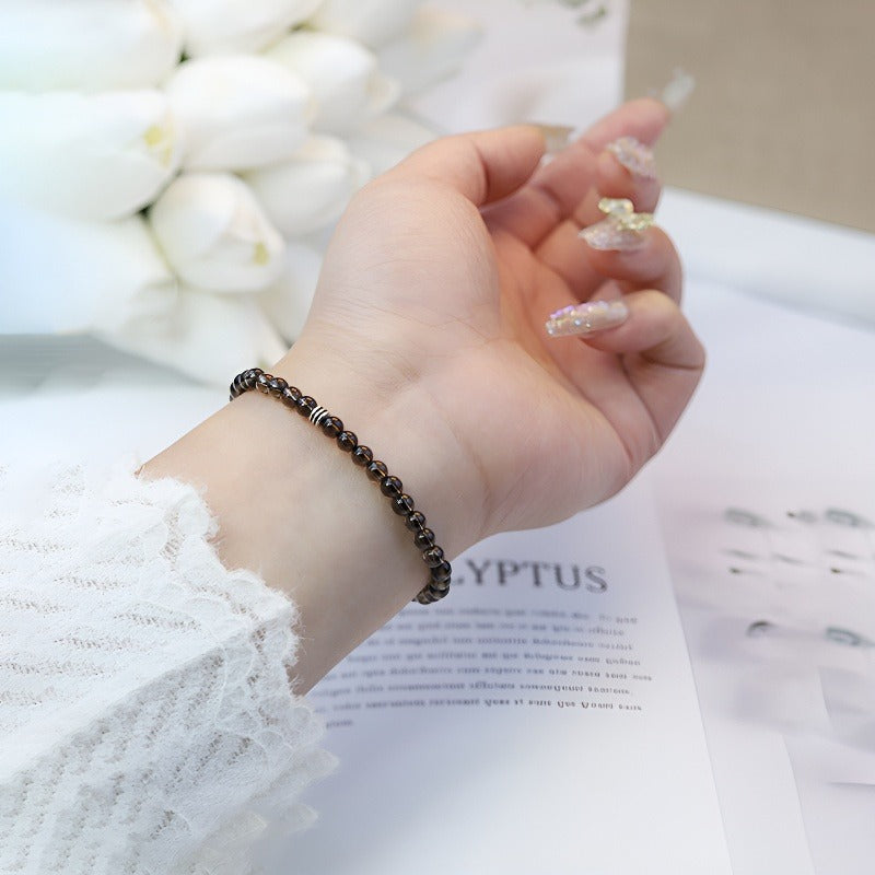 Shadow Quartz Prosperity Bracelet